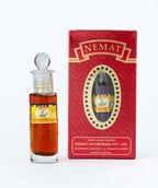 Attar 96 London Night perfume oil bottle with red and gold retail box packaging